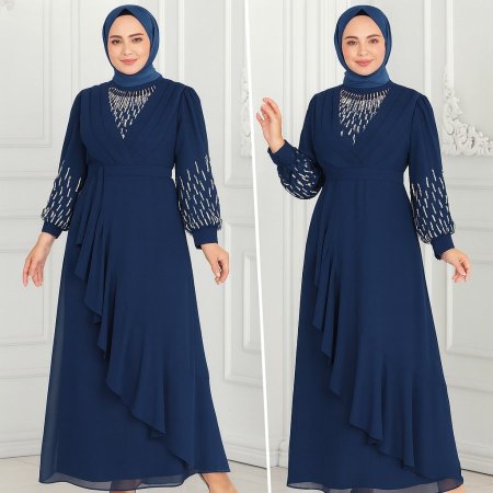 فستان سهرة شيفون